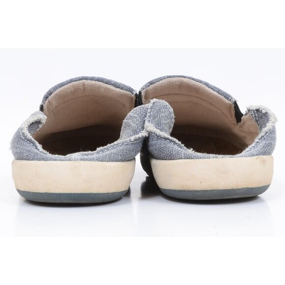 Gecko Man Mens 12 Slip On Canvas Loafers Arch Support Orthopedic Boat Shoes Blue - Picture 4 of 9